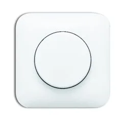 Universal Busch Jaeger Abdeckplatte Drehdimmer 2115 J-212 Alpinweiss Busch Reflex SI Mit Glimmlampe