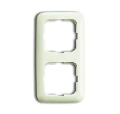 Universal Busch Jaeger Duro 2000 SI 2512-212 Rahmen 2Fach Weiß Ral 1013 Horizontal Und Vertikal IP 20