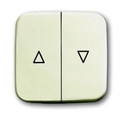 Universal Busch Jaeger Jalousie Wippe Mit Aufdruck 2504-212 Weiss Busch Duro 2000 SI