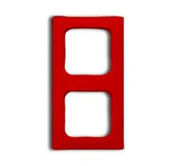 Universal Busch Jaeger Rahmen Reflex SI 2512-217K-102 Rot IP 20 Für Geräteeinbaukanal 2fach