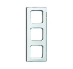 Universal Busch Jaeger Rahmen Reflex SI 2513-214K-102 Alpinweiss Ral 9010 IP 20 Für Geräteeinbaukanal 3f