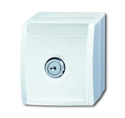 Universal Busch Jaeger Schuko Steckdose 20 EWSL-54 Alpinweiss Abschliessbar Aufputz Ocean