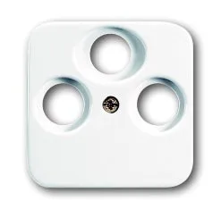 Universal Busch Jaeger Zentralscheibe Rad.TV/SAT 1743-03-214 Alpinweiss Reflex SI