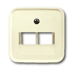 Universal Busch Jaeger Zentralscheibe UAE Dose 1803-02-212 Weiss 2fach Busch Duro 2000 SI