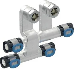 Geberit FlowFit Anschluss-T-Stück 619441221 DN 15/12/15, Ø 20/15/20 Mm, Für Vor-/Rücklauf