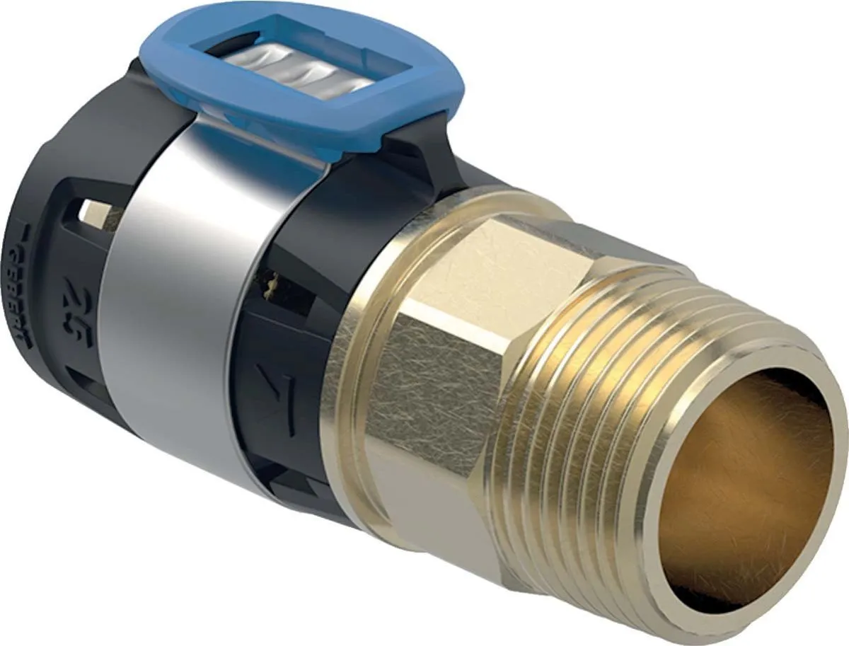 Geberit FlowFit Übergang 620300001 DN 12/10, Ø 16 Mm, R 3/8, Mit Außengewinde 3 Geberit FlowFit Übergang 620300001 DN 12/10, Ø 16 Mm, R 3/8, Mit Außengewinde