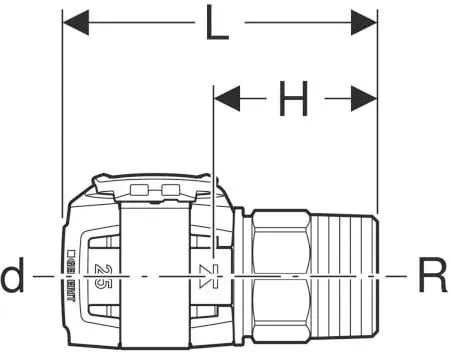Geberit FlowFit Übergang 620313001 DN 25/32, Ø 32 Mm, R 1 1/4, Mit Außengewinde 4 Geberit FlowFit Übergang 620313001 DN 25/32, Ø 32 Mm, R 1 1/4, Mit Außengewinde – Bild 2