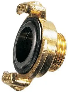 HAAS Schnellkupplung 2264 Messing, 3/4" AG, Für Hahn 1/2", Mit AG