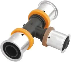 KAN-therm KAN-press 6in1 T-Stück 1009260188 20 X 20 X 16 Mm, PPSU, Reduziert, Mit Presshülse