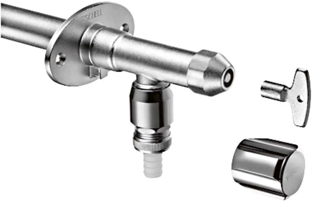Schell Frostsichere Außenarmatur 039950399 DN 15, Mattchrom, Komplettarmatur, Ohne Rohrbelüfter 3 Schell Frostsichere Außenarmatur 039950399 DN 15, Mattchrom, Komplettarmatur, Ohne Rohrbelüfter