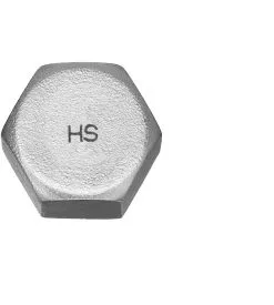 Schmidt, Hermann 300 Edelstahl-Kappe 28300004 Kantig, 3/4"