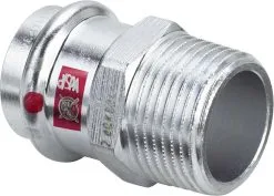 Viega Prestabo Übergangsstück 588663 54 Mm X R 2, Stahl Unlegiert, SC-Contur, Mehrkant