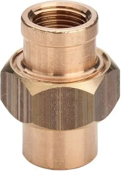 Viega Rohrverschraubung 446949 Rp 3/4, Rotguss, Konisch Dichtend