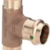 Viega Sanpress T-Stück 111915 28 Mm, Mit SC-Contur, Rotguss Oder Siliziumbronze -Werkzeug Verkaufsgeschäft Viega Sanpress T Stueck 111915 28 mm mit SC Contur Rotguss oder Siliziumbronze