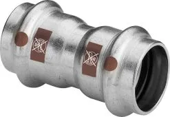 Viega Temponox Muffe 808990 22 Mm, Stahl, Nicht Rostend, SC-Contur
