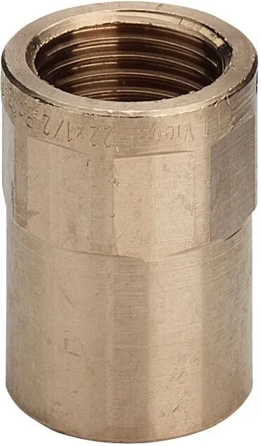 Viega Übergangsmuffe 22 Mm X 1" Rp, Rotguss 3 Viega Übergangsmuffe 22 Mm X 1" Rp, Rotguss