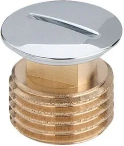 Viega Verschlussstopfen 112592 G 3/4, Messing Verchromt, Mit Vierkant