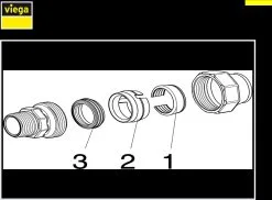 Werkzeug Verkaufsgeschäft -Werkzeug Verkaufsgeschäft Viega Verschraubung Maxiplex 9011 32 mm x 1 AG Rotguss 1