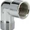 Viega Winkel 90 Grad 107758 In R3/4 X Rp3/4 Messing Verchromt