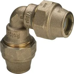 Viega Winkelkupplung Maxiplex 9027 25 Mm, Rotguss