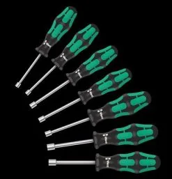 Wera Steckschlüssel-Schraubendrehersatz 05029510001 395 HO/7 SM / 7-teilig