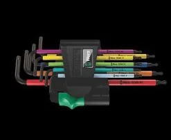 Wera Winkelschlüsselsatz 05024335001 967/9 TX BO Multicolour BlackLaser, 9-teilig